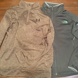 Under Armour and The North Face Jackets Men’s Medium